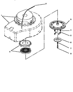 Recoil Starter Assembly Diagram and Parts List for 10201 5900001 TO 5999999 Lawn Boy Lawn Mower